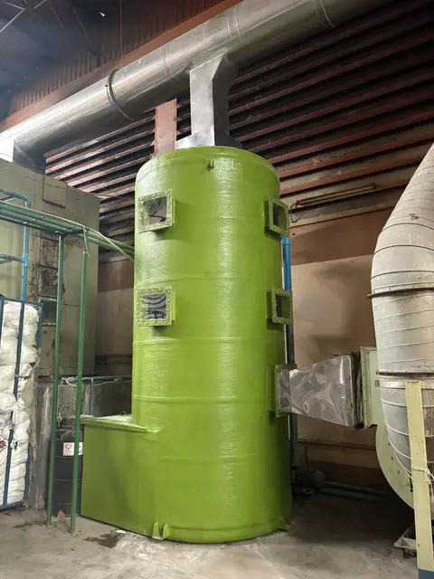 Wet Scrubber ไฟเบอร์กลาส